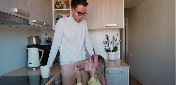  Hot Sensual Sex On The Kitchen After Morning Cup Of Coffee